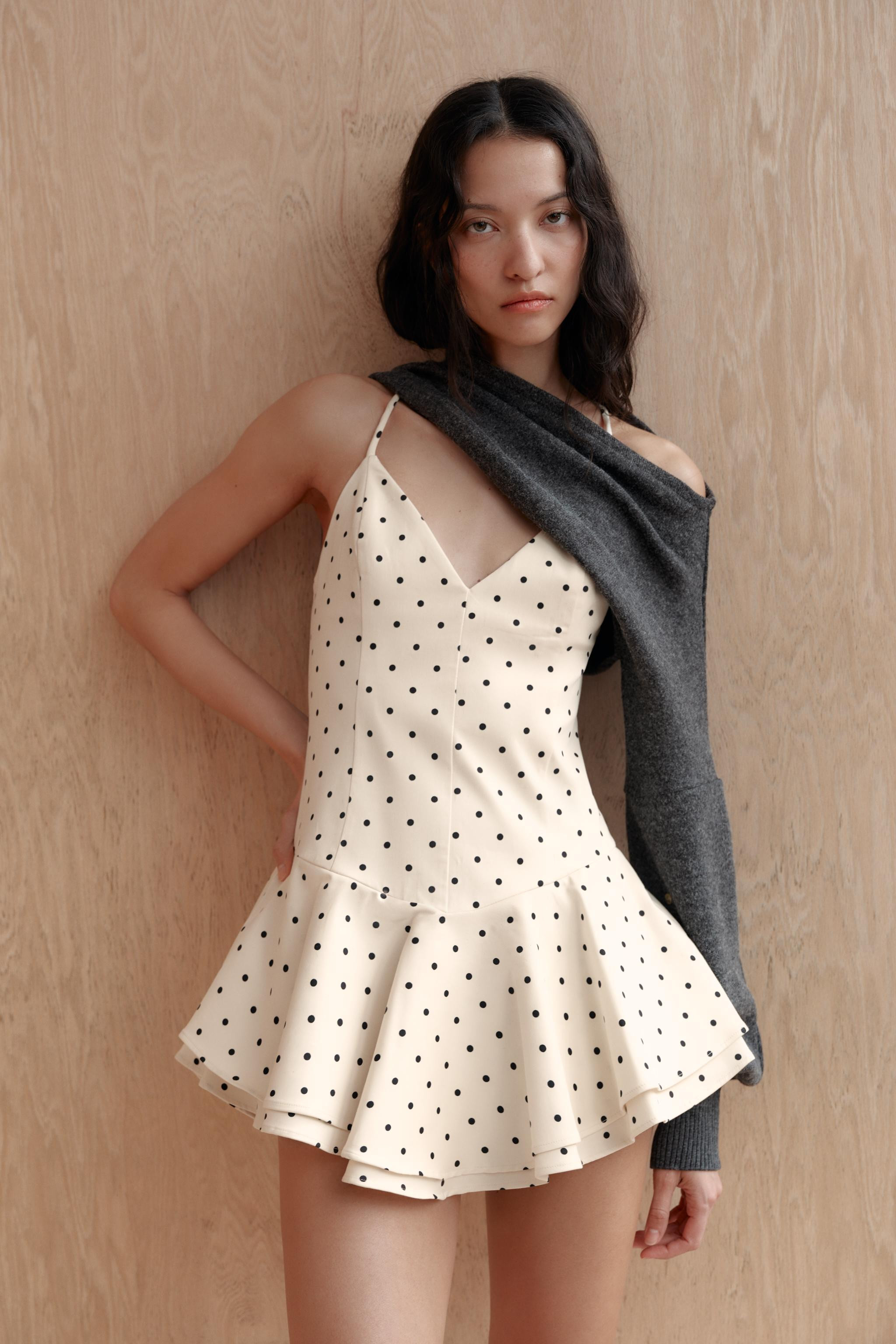 SHORT POLKA DOT JUMPSUIT DRESS | Zara UK