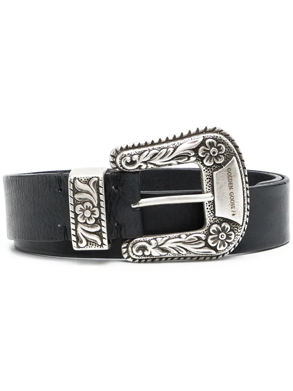Golden Goose Western-inspired Buckled Belt | Black | FARFETCH ES | Farfetch Global