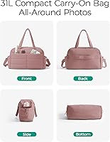 BAGSMART Gym Bag for Women with Toiletry Pouch, Lightweight Weekender Bags for Women with Wet Poc... | Amazon (US)