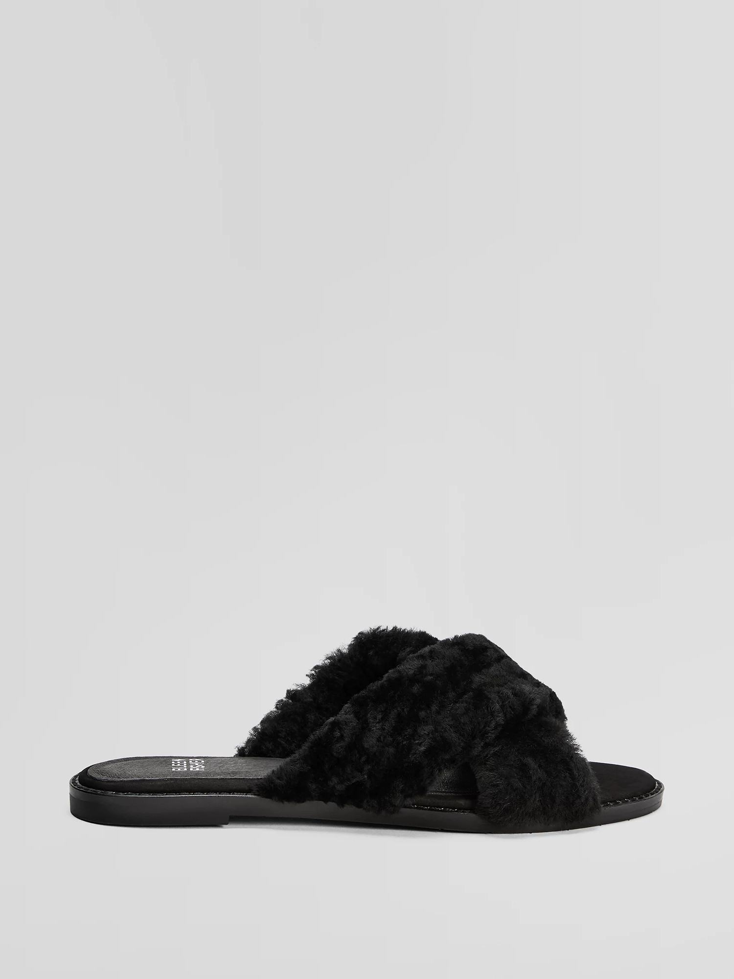 Cross Shearling Slipper | Eileen Fisher