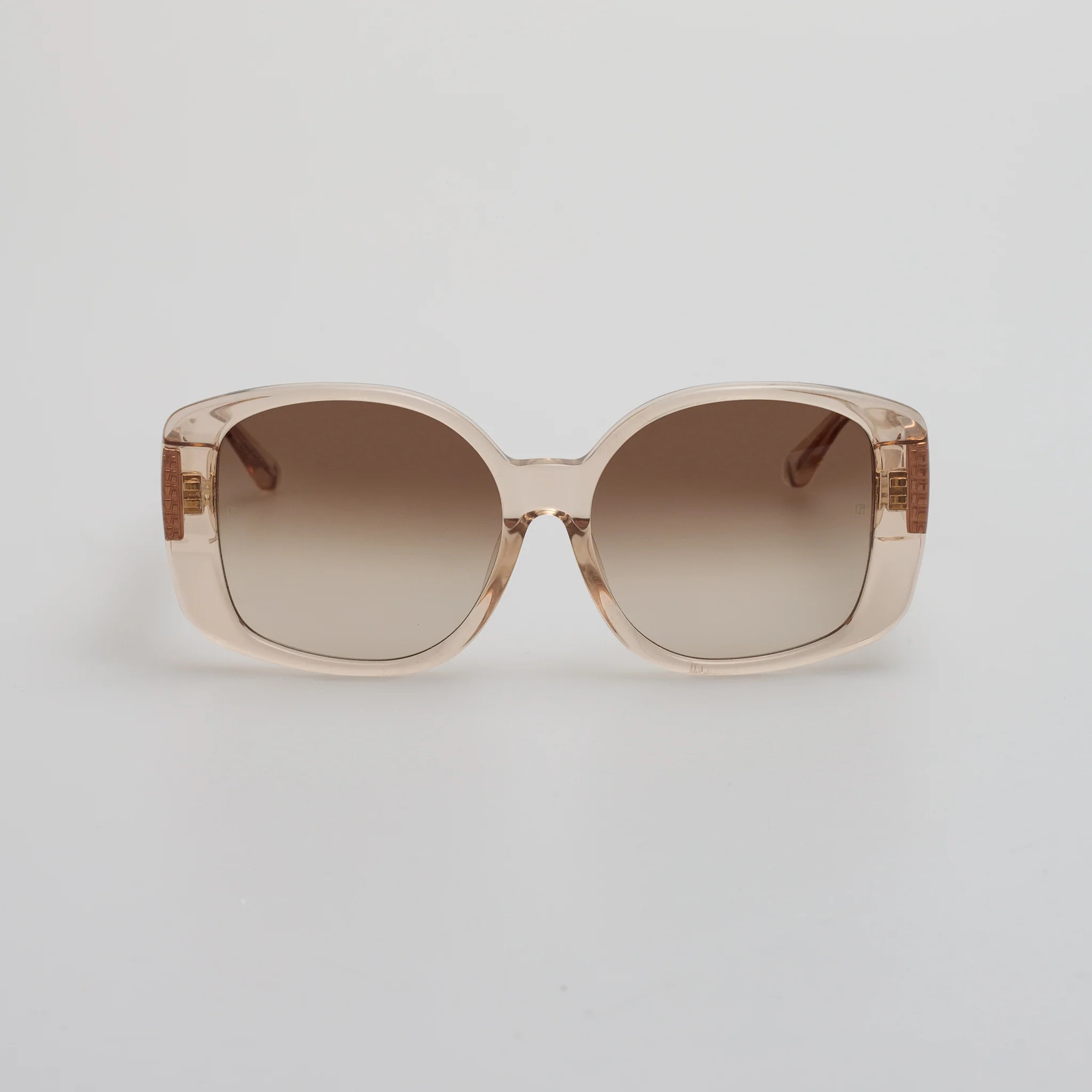 Venus Oversized Sunglasses in Ash | Linda Farrow