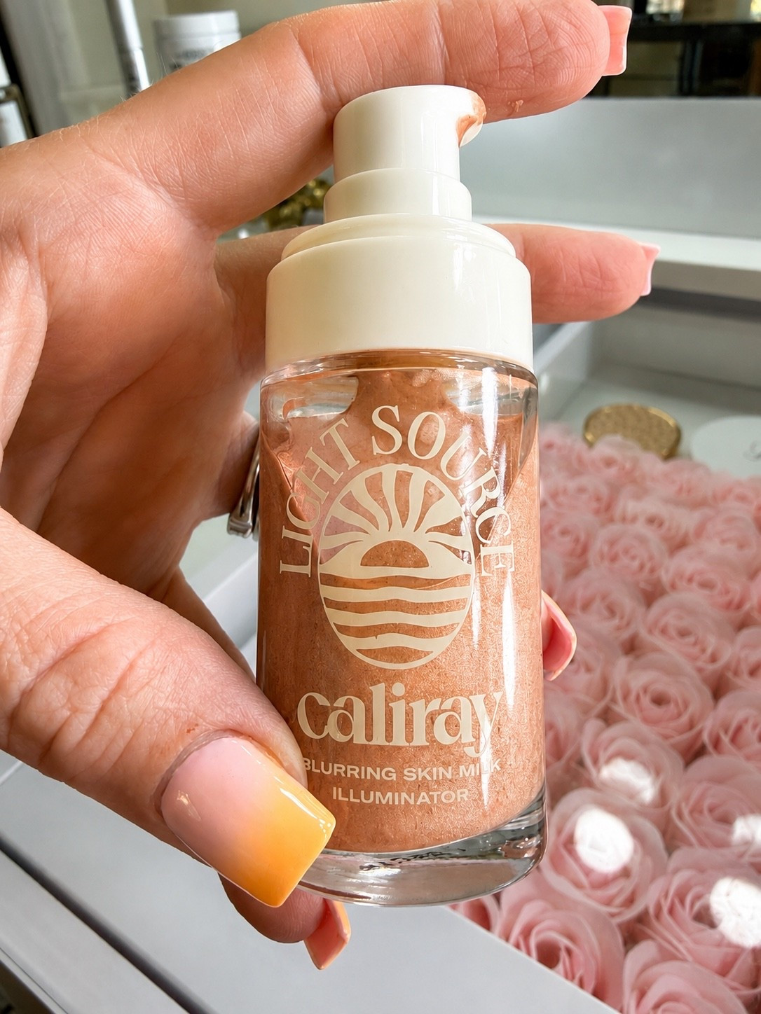 Glow in a bottle ✨ This Caliray illuminator gives skin the prettiest soft-focus, sun-kissed radiance without looking overly glittery. Perfect mixed into foundation, worn under makeup, or tapped onto the high points of the face for an effortless summer glow. Linking it here! 💕

#LTKgrwm #LTKselfcare #LTKBeauty
