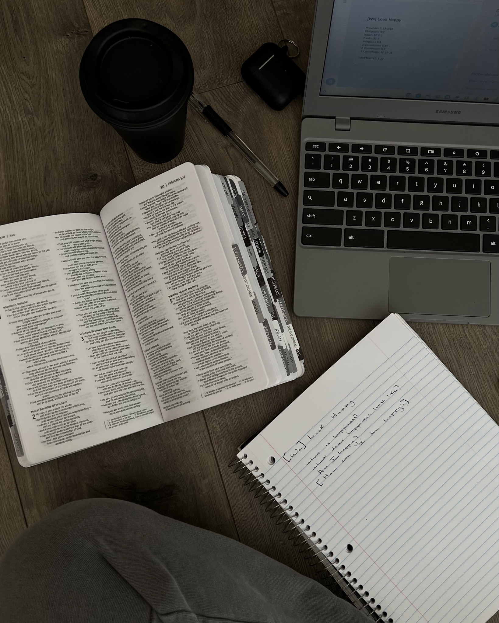 Bible Tabs


Reposition Large Text Bible Tabs, Contrast Color Bible Stickers for Women and Men, Easy to Read and Apply Bible Journaling Tabs (Gray)

[Easier to Apply & Alignment Guide Included] The self-adhesive bible tabs are perforated in the middle for folding, simply align them with the provided guide or place them creatively in your new Bible.

[Easier to Reposition] Thinkor bible tabs are made of latest materials. If you accidentally attached one to the wrong page, you are able to carefully remove it without damage to the page and reattach it to the correct page.

[Easier to Read in Large Text] Unlike previous small version Bible stickers, you can see the Bible table of contents without any magnifying glass or glasses.

[Durable Laminated Tabs] The bible tabs are laminated with matte film, which is water-proof, tear-proof and durable.