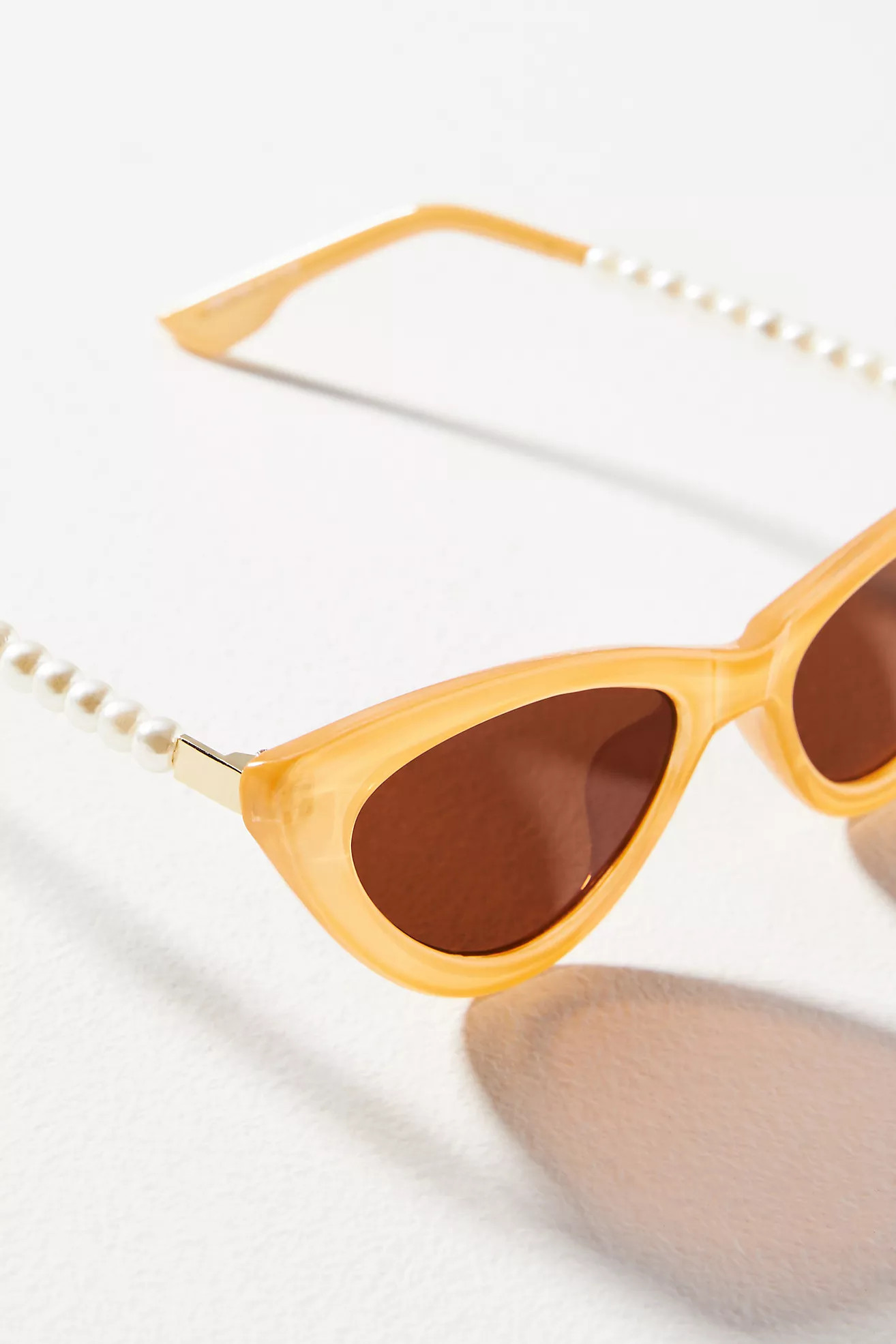 Pearl Cat-Eye Sunglasses | Anthropologie (US)