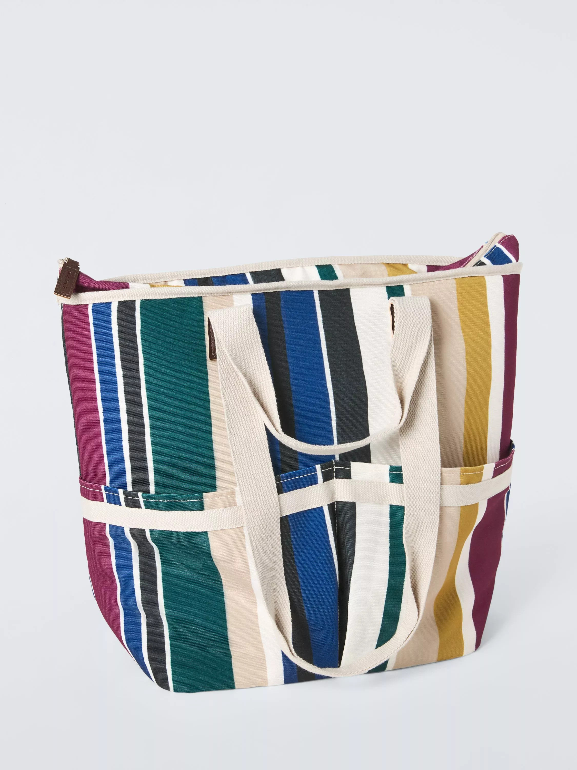 John Lewis Modern Rustic Stripe Picnic Cooler Bag, 20L, Multi | John Lewis (UK)