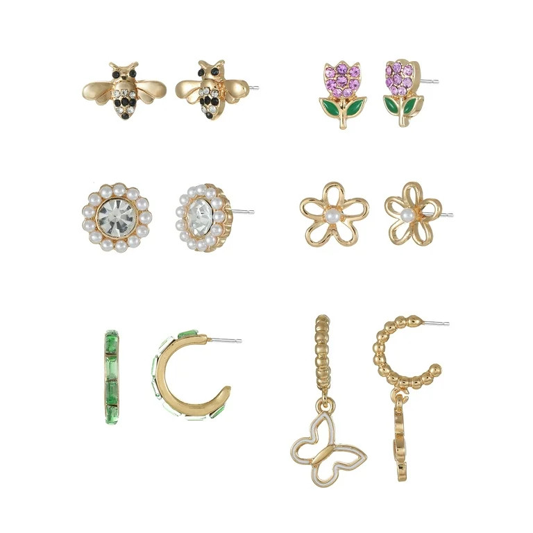 Packed Party Full Bloom Earring Set | Walmart (US)