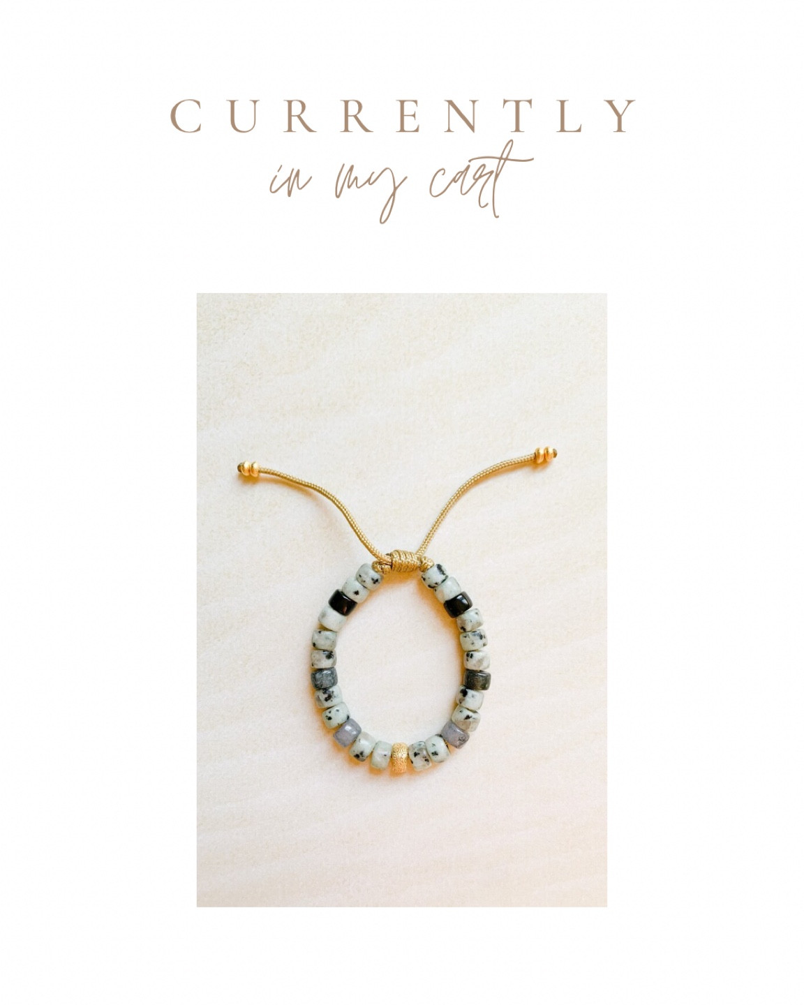 currently in my cart: neutral beaded bracelet, chunky bead bracelet under $75 - perfect Valentine’s Day gift! 

#LTKunder100 #LTKGiftGuide #LTKFind