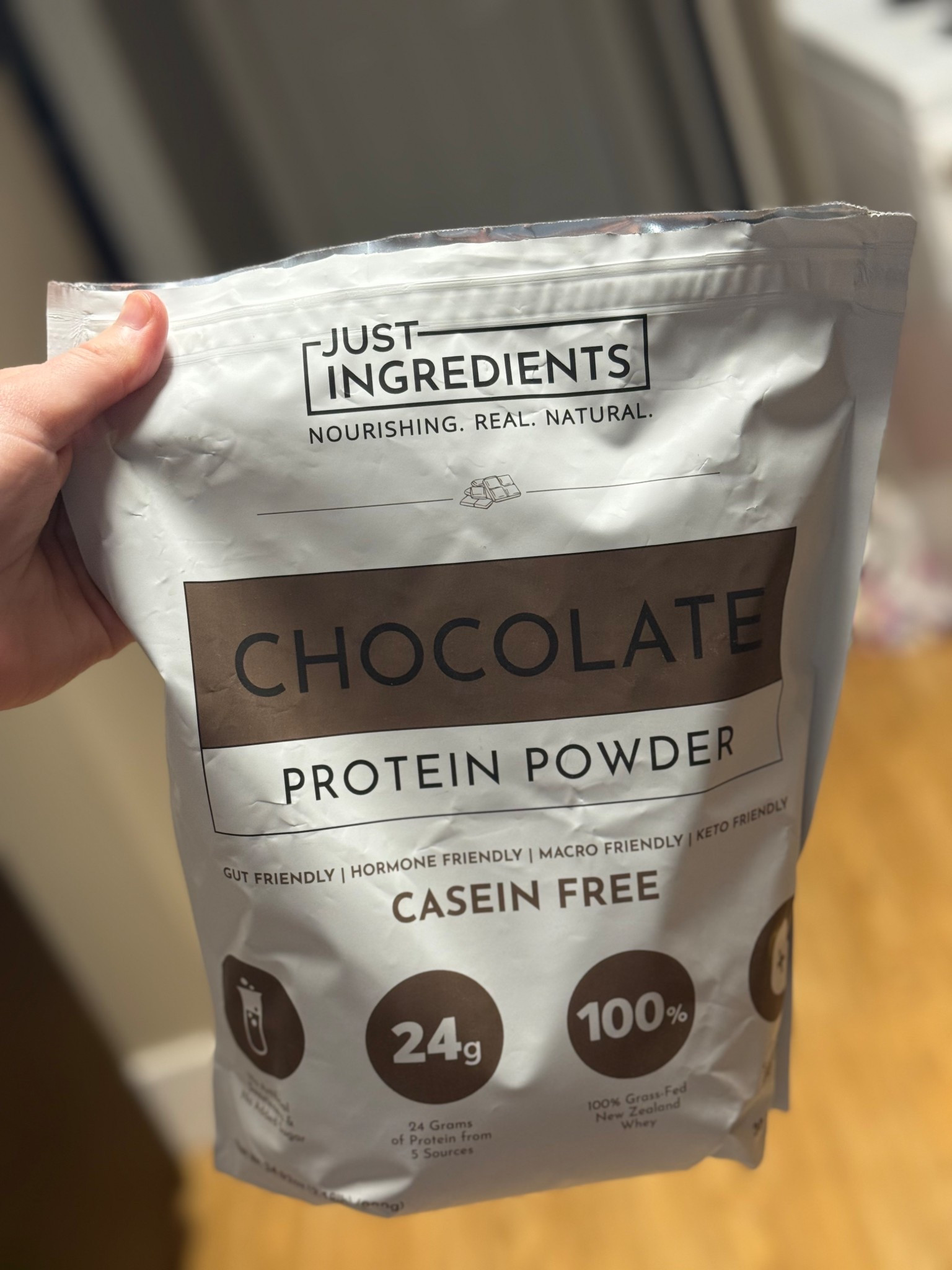 Just ingredients protein powder! My about favorite brand and flavor! Clean ingredients & third party tested!