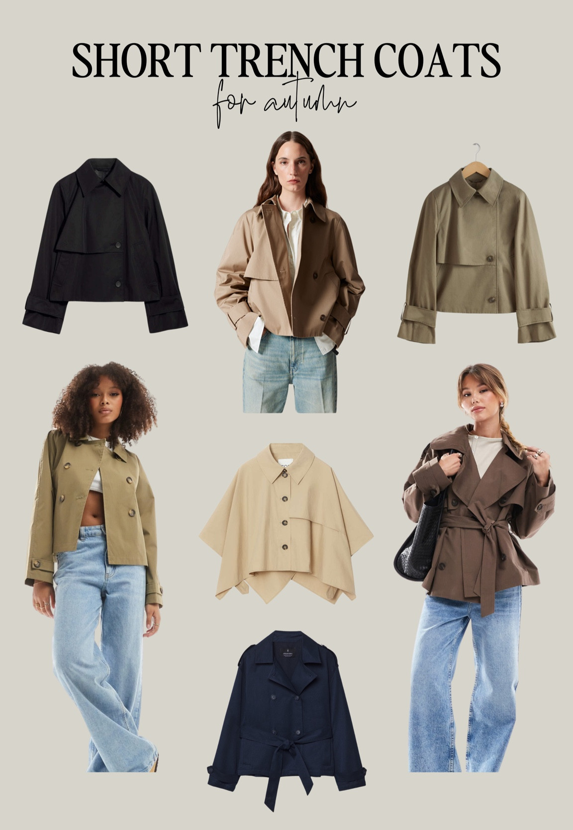 Short trench coats for autumn 🍂 

#LTKstyletip #LTKeurope #LTKautumn
