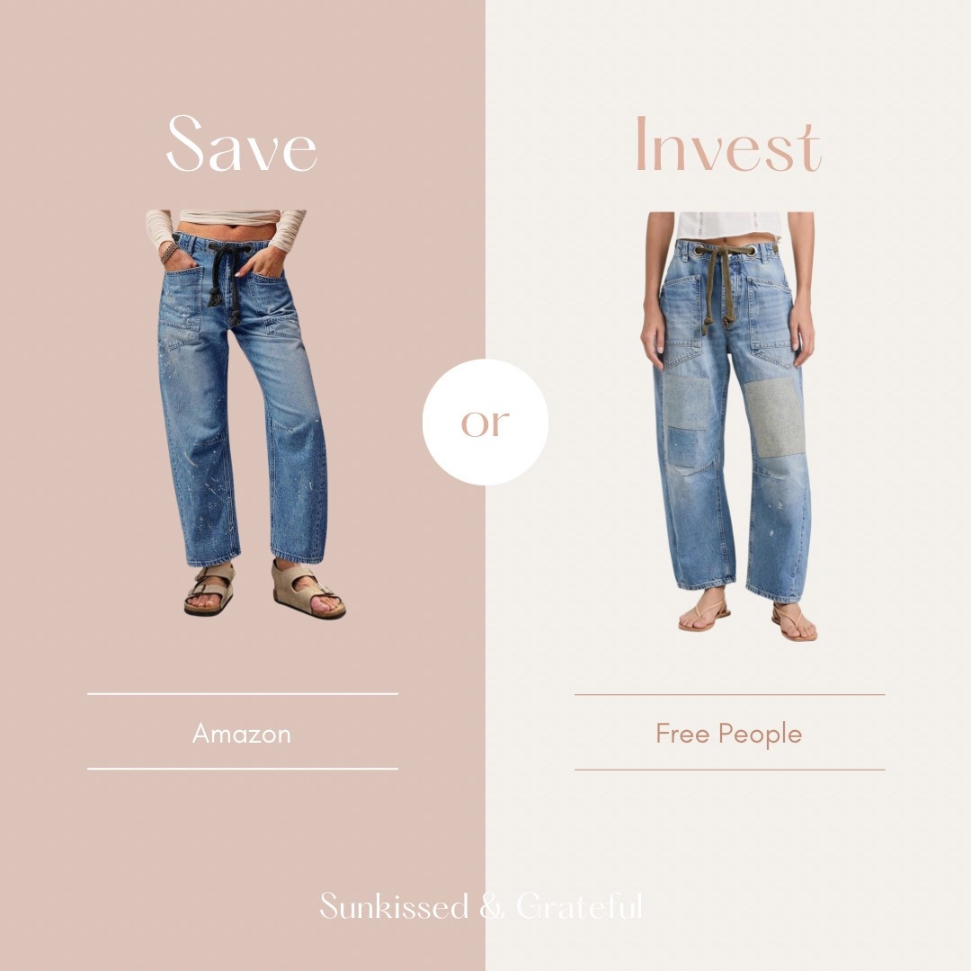 Barrel jeans for spring! Two great options on Amazon. Also so cool that Free People is on Amazon!!! 

#LTKPetite #LTKOver40 #LTKMidsize