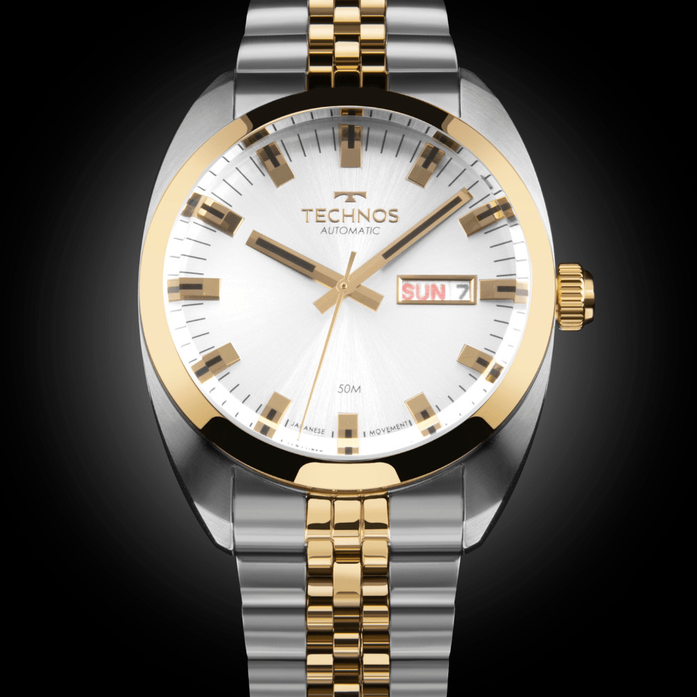 Relógio Technos Masculino Automatico Bicolor - 8205OQ/1K | Technos BR