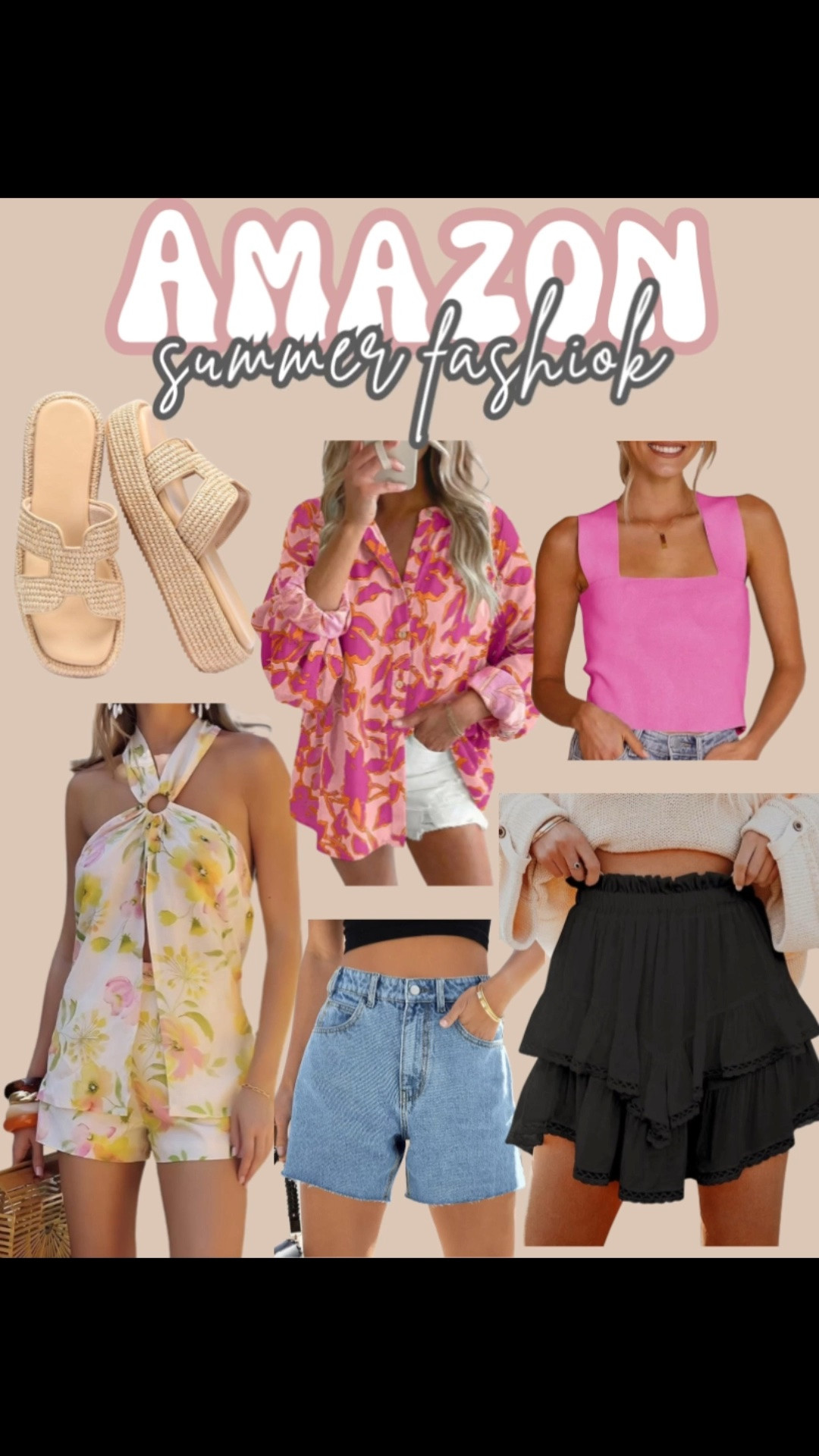 Amazon summer fashion
Travel outfits, summer outfits, vacation outfits beach, free people, looks for less, boho, spring outfits 2026, resort wear, resort outfits from amazon, swim cover up, summer matching set, casual outfits for the summer, casual outfits for the spring, Amazon fashion, oversized sunglasses, neutral tops, halter tank top, sandals, beach, pool, beach outfits, ootd, vacation, vacation wear, cruise outfits, cream
#vacationwear #amazon #amazonfinds #traveloutfits #vacationoutfitsbeach#LTKFestival

#LTKootd #LTKTravel #LTKSeasonal