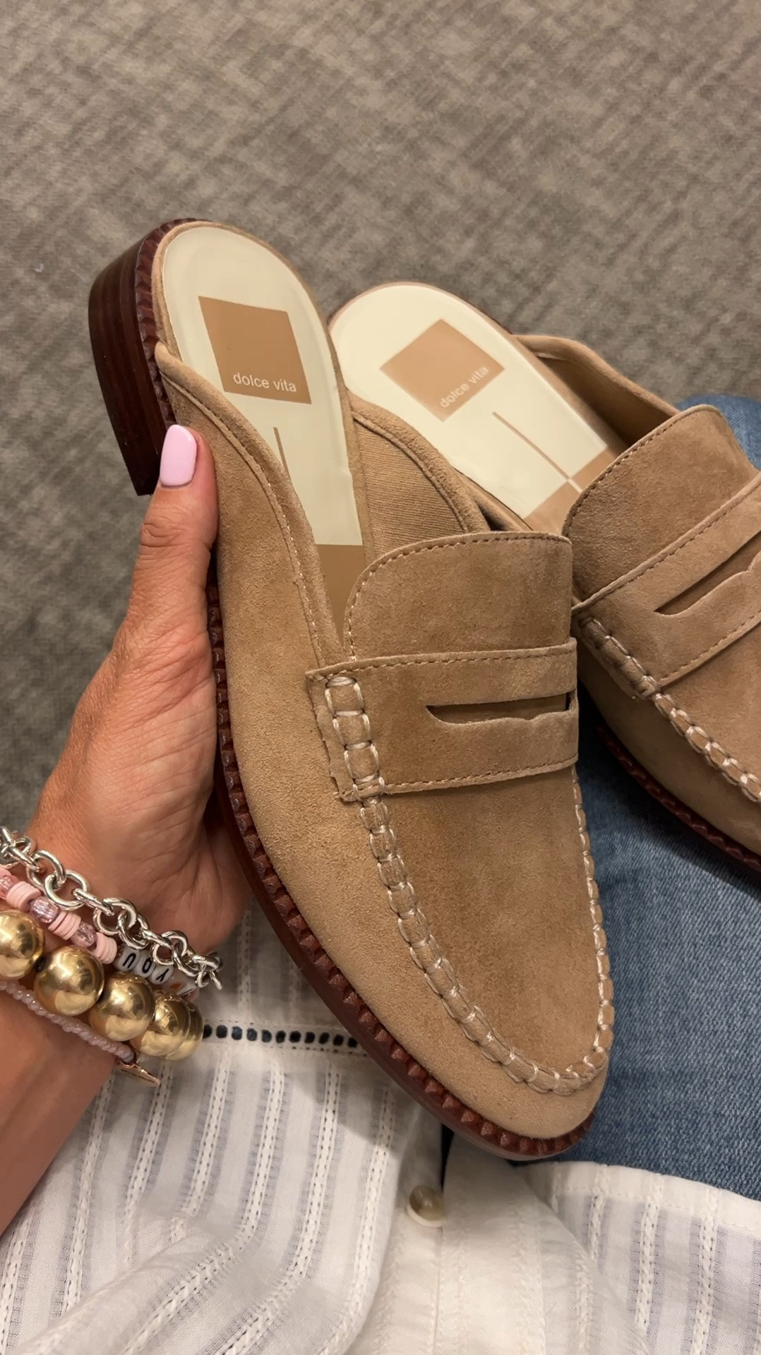 I love these mules so much from the Nsale! Took these home in my true size 8. Run true to size and actually so comfortable.

#LTKxNSale #LTKSaleAlert #LTKFindsUnder100
