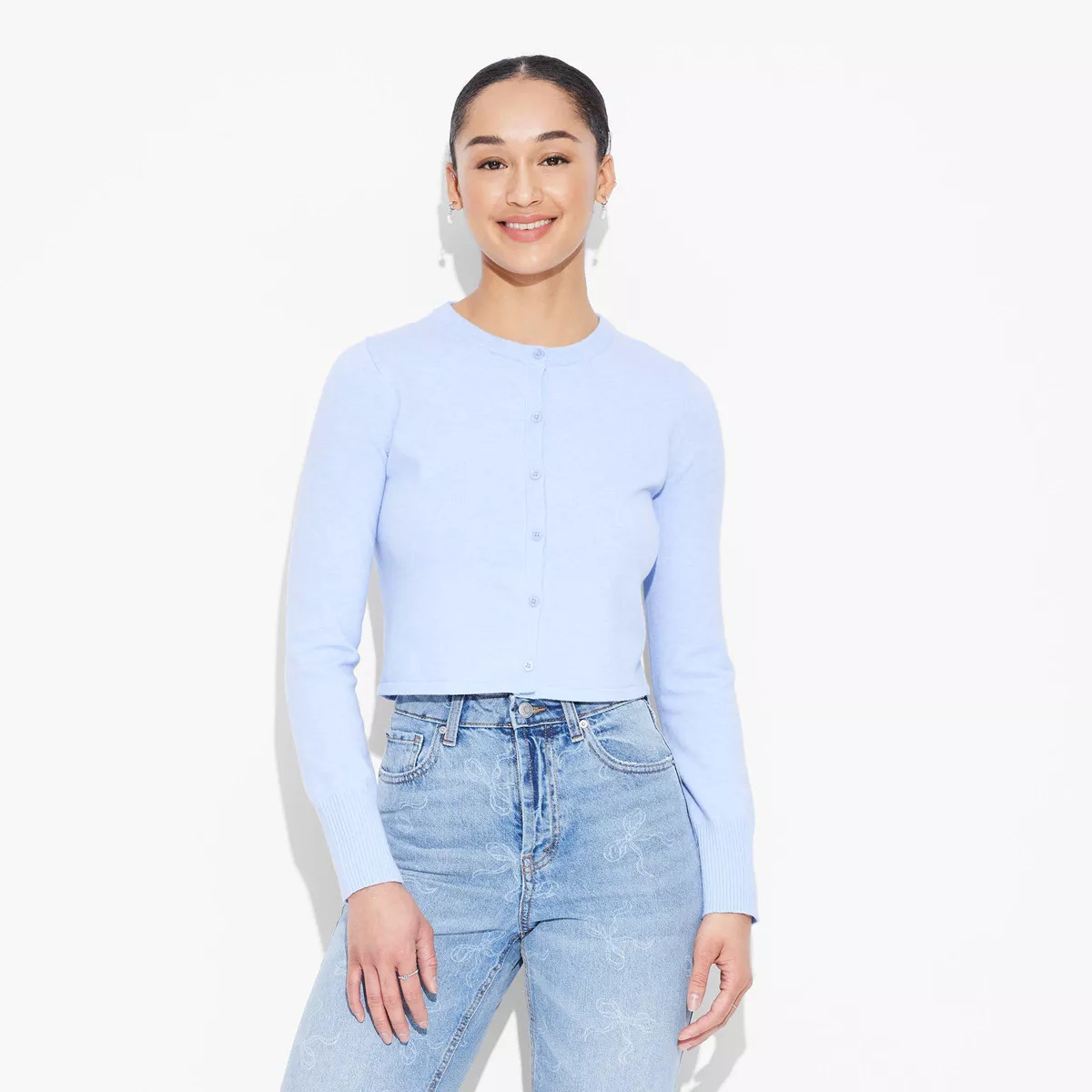 Women's Lightweight Cardigan - Wild Fable™ Charcoal Gray S | Target