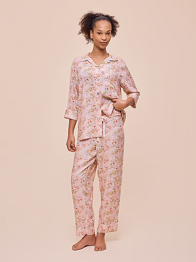 Papinelle Molly Crop Pajama Set, Floral, M - Women's Sets - Victoria's Secret | Victoria's Secret (US / CA )