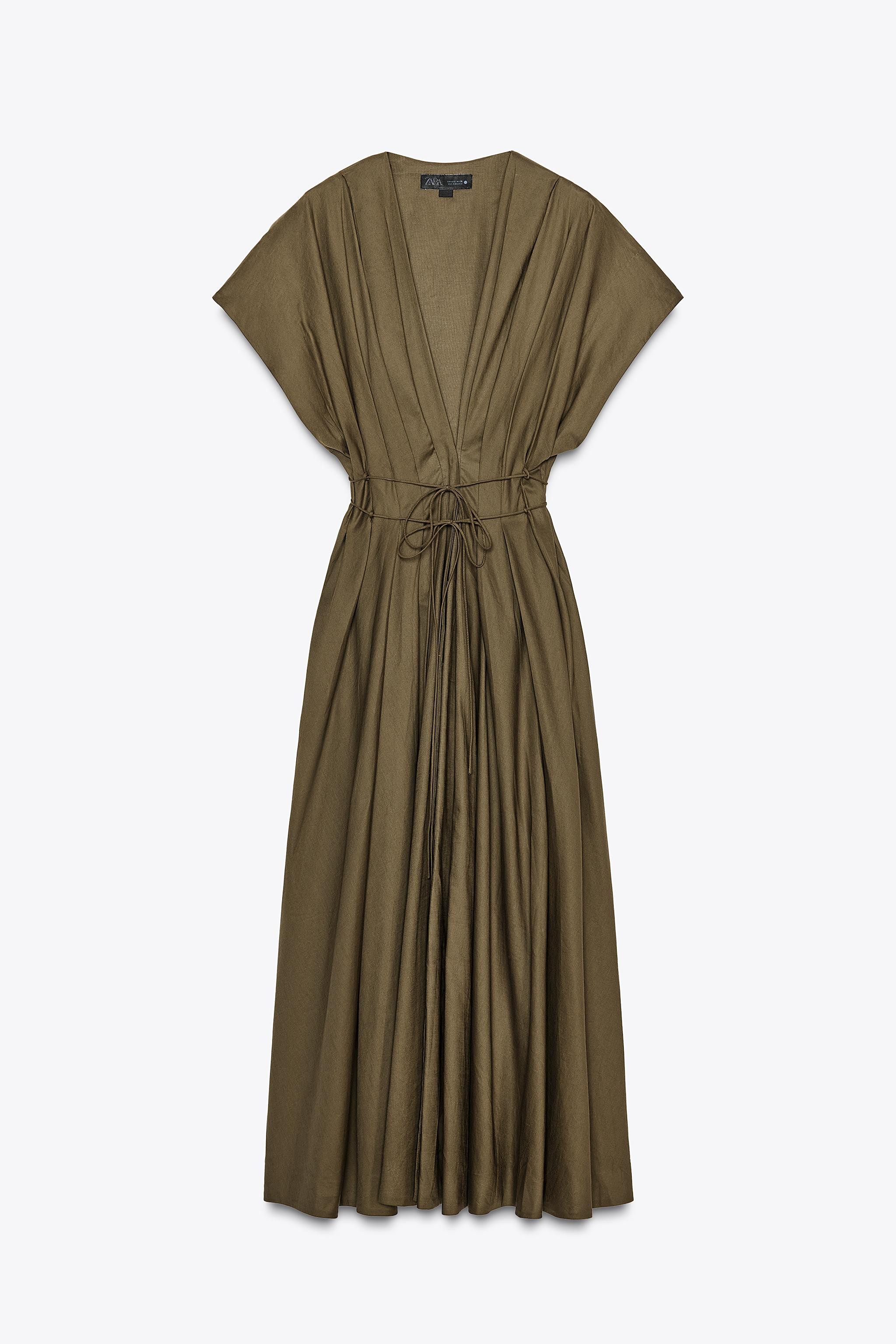 ZW COLLECTION DARTED MIDI DRESS | Zara UK