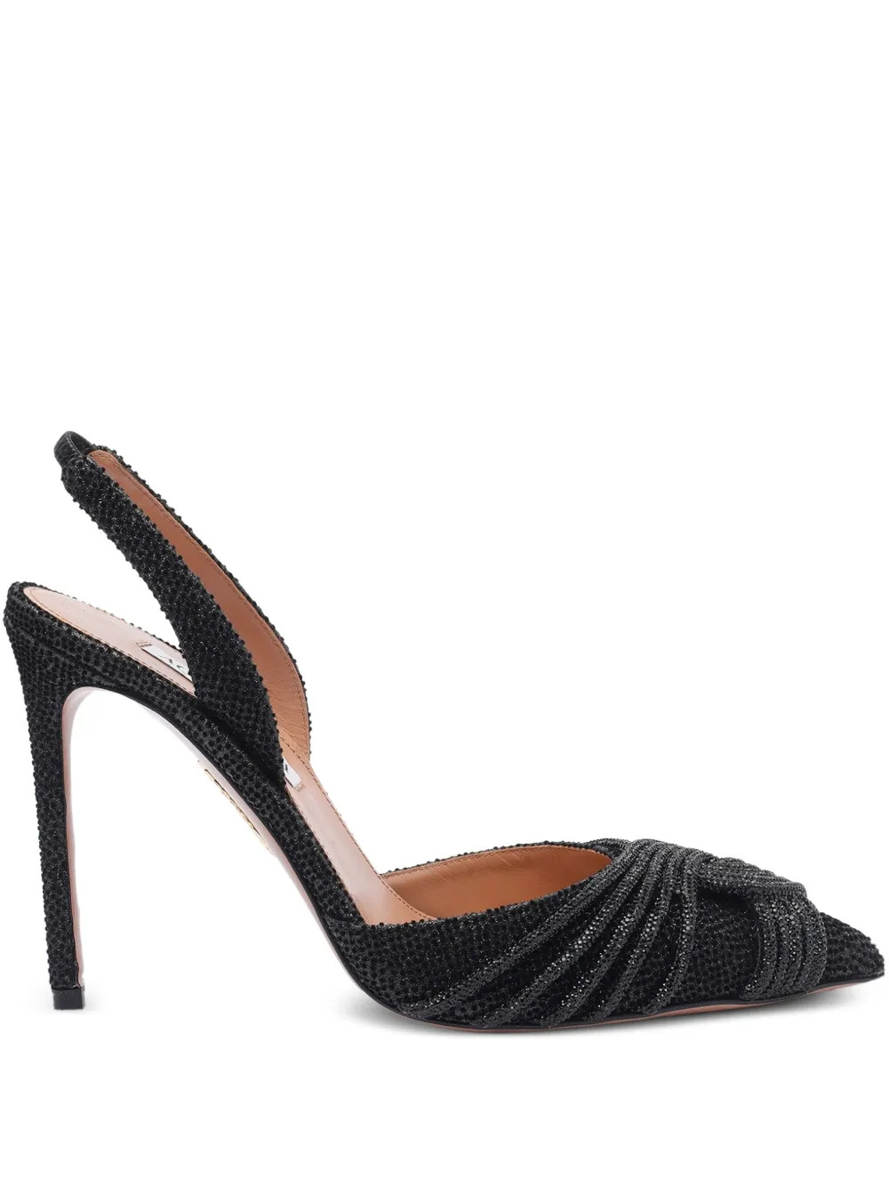 Aquazzura 120mm pointed-toe Slingback Pumps | Black | FARFETCH SI | Farfetch Global