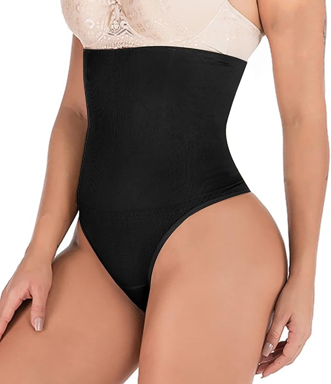 Hioffer 328 Women Waist Cincher Girdle Tummy Slimmer Sexy Thong Panty Shapewear | Amazon (US)