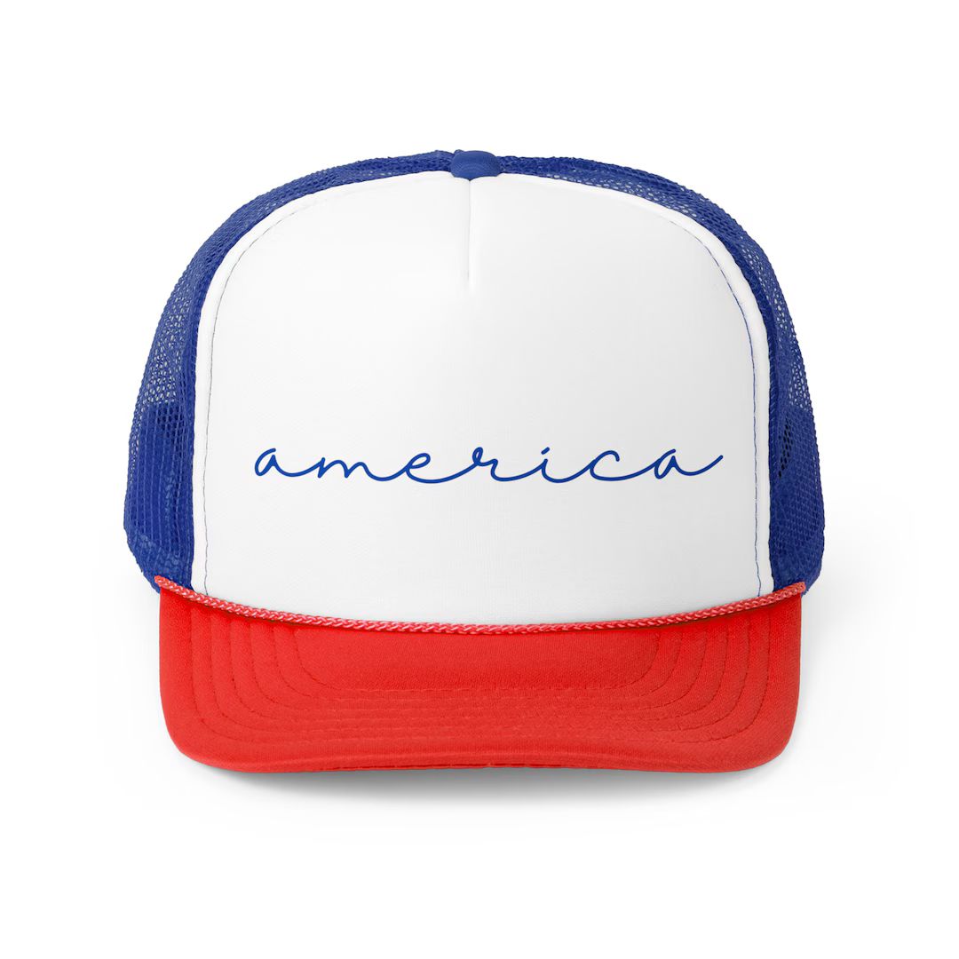 America Trucker Hat, 4TH of July Hat, Merica Hat, USA Hat - Etsy | Etsy (US)