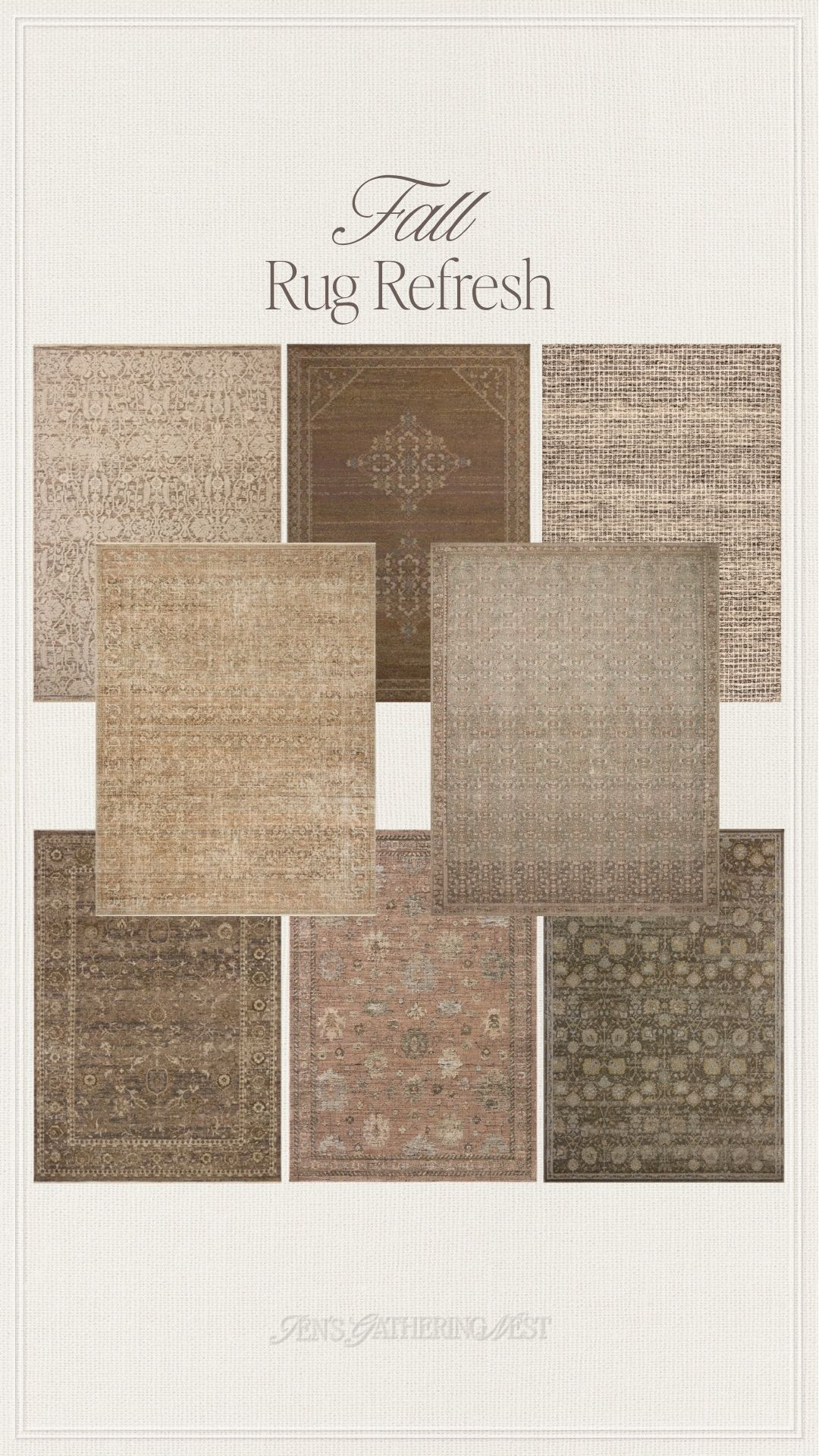 A fall rug refresh can completely change a room. 🤎 These Wayfair rugs have the prettiest warm, vintage-inspired tones that instantly make a space feel cozier for the season. 🍂 #wayfair #wayfairfinds #falldecor #fallhome #arearug #vintagerug #neutraldecor #cozyhome #homefinds

#LTKSeasonal #LTKHome