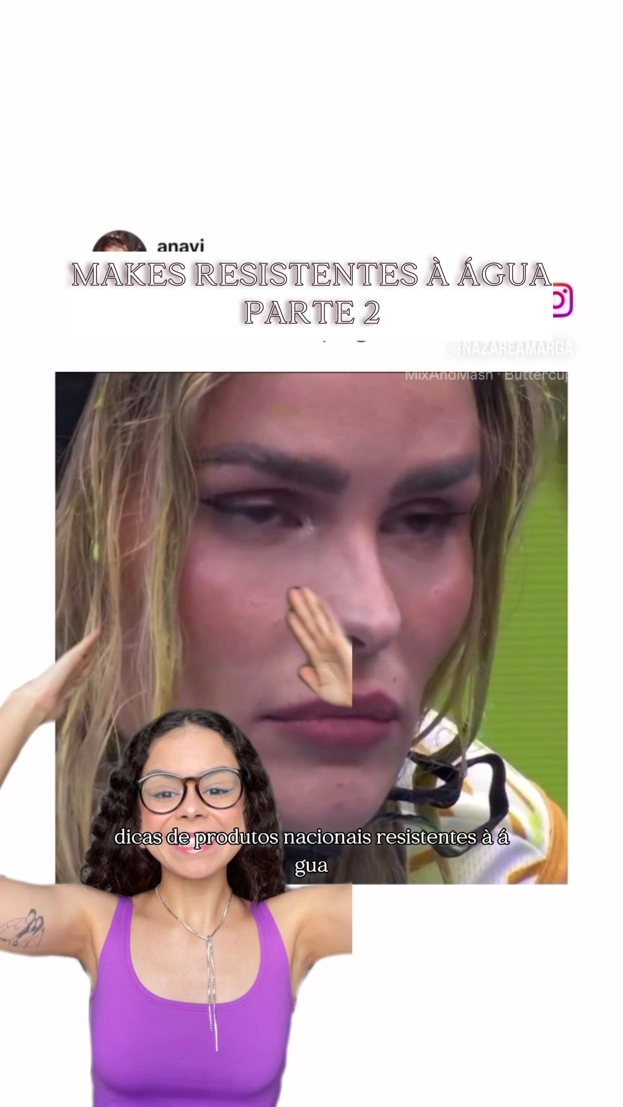 Produtos nacionais resistentes à água parte 2. 

Cupom de desconto na Riachuelo: RCHLO228348AFL 

- Compre os produtos pela minha vitrine virtual, o link para ela está aqui no meu perfil
- As duas bases que indiquei são indicadas para pele oleosa, se sua pele é seca não indico elas! 
- ⁠a base da @quemdisseberenice é muito resistente ao atrito
- ⁠a blindagem da @vizzela pode ser usada como primer e também misturada na base para maior durabilidade do produto
- ⁠como dizia @juliette, se você secar sua maquiagem com as mãos, vai borrar! 

#LTKbeauty #LTKbrasil #LTKVideo