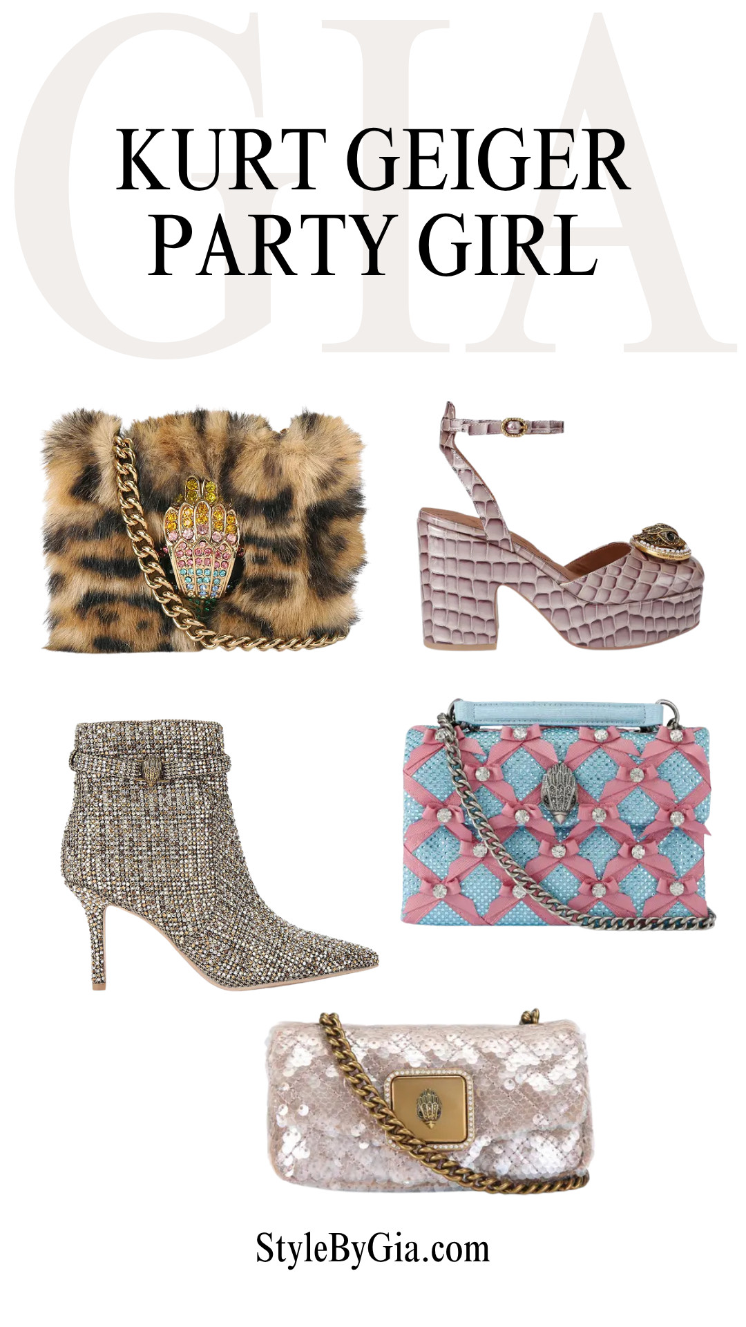 Kurt Geiger party girl mode ✨ Whether it's sparkly clutches, statement cross‑bodies, or glam heels — these pieces bring serious night-out energy with that signature London flair. #KurtGeiger #PartyGirl #GlamVibes #NightOutStyle #StatementAccessories 

 #LTKHoliday #LTKTravel #LTKWedding