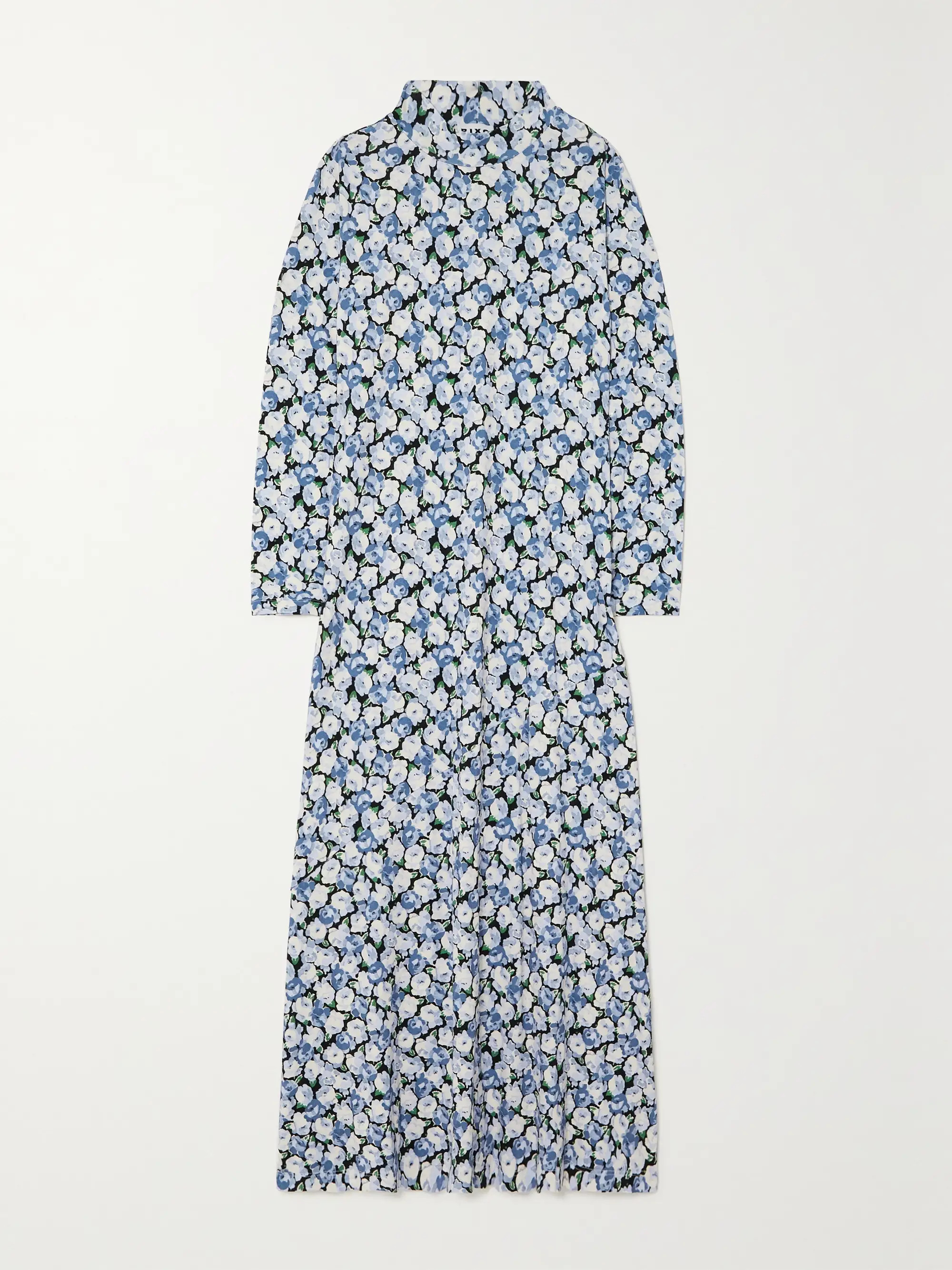 Elise floral-print stretch-jersey midi dress | NET-A-PORTER (US)