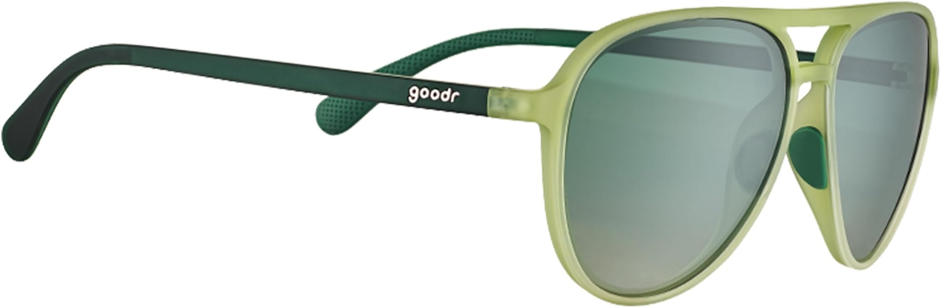 goodr Buzzed On The Tower Polarized Aviator Sunglasses for Men & Women Large Sized (Mach G), Gree... | Amazon (US)