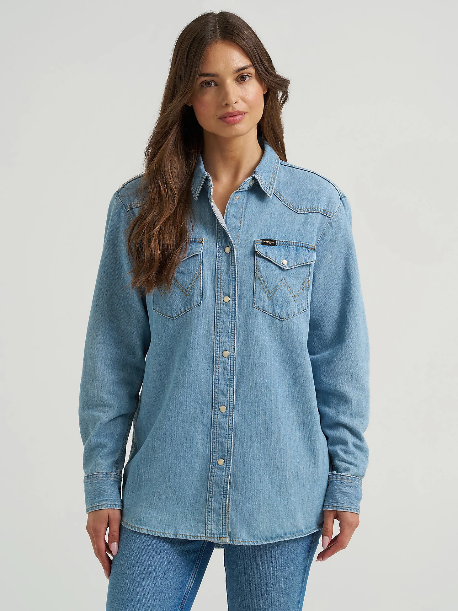 Women's Boyfriend Denim Shirt | Wrangler