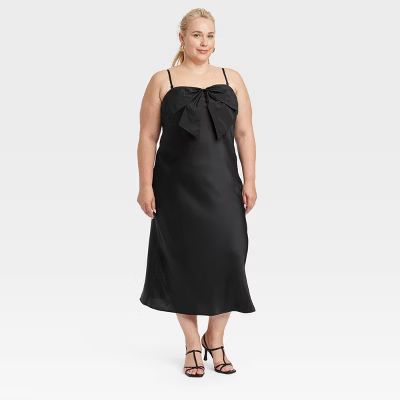 Women's Bow Midi Shift Dress - A New Day™ | Target