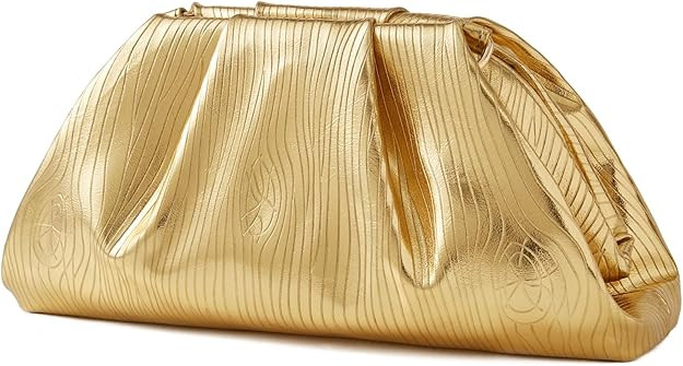 Women's Clutch Purse,Detachable Chain Shoulder Bag, Dumpling Crossbody Bag, Cloud Evening Clutch. | Amazon (US)