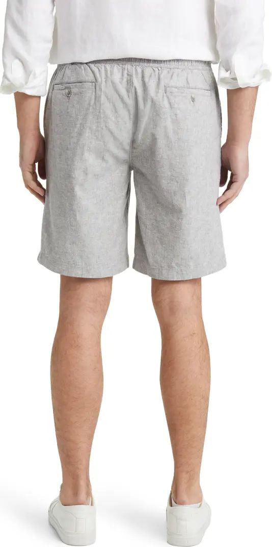 Men's Shop Stretch Linen & Cotton Blend Shorts | Nordstrom