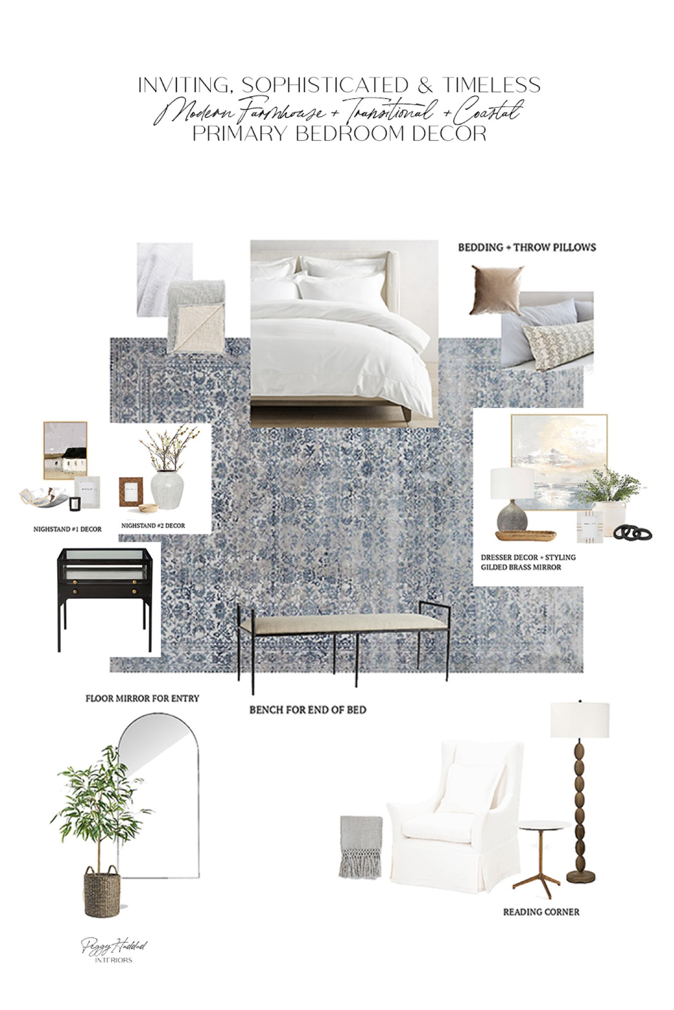 Use coupon code PEGGYH15 for 15% off any Scout & Nimble full-price items! We love how this primary bedroom was turned into an inviting, sophisticated, and timeless retreat by blending updated modern farmhouse warmth, transitional elegance, and coastal serenity. The natural textures in the textiles, neutral tones throughout, and refined accents help create a harmonious space that feels both fresh and enduring!#ModernFarmhouse #TransitionalDesign #CoastalStyle #TimelessDesign #BedroomInspiration #InteriorDesign  

#LTKHome