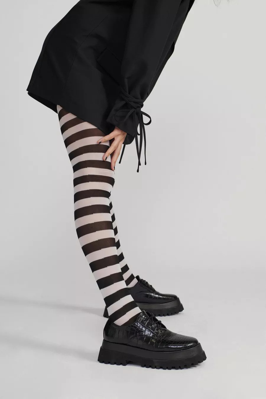 Stripe Two Tone Tights | Nasty Gal UK (+IE)