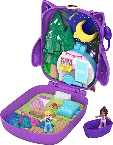 Polly Pocket Pocket World Owlnite Campsite Compact with Fun Reveals, Micro Polly and Shani Dolls,... | Amazon (US)