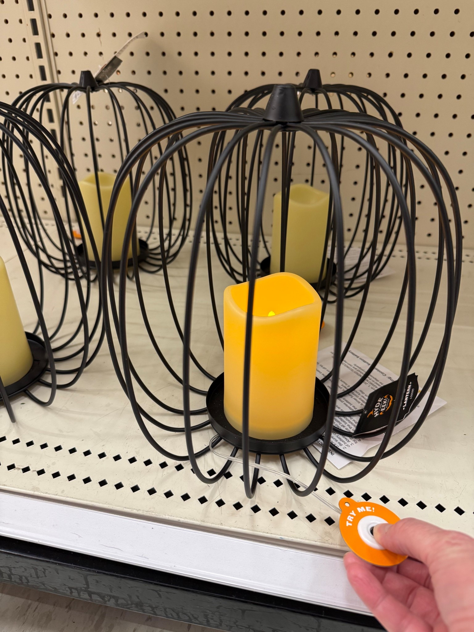 🎃✨ Obsessed with these pumpkin lanterns!! The metal frame + flickering LED candle gives off the coziest glow without the mess of a real candle 🕯️🍂 Perfect for your entryway, mantle, or even as a centerpiece for spooky season! 🖤



#LTKhome #LTKholiday #HalloweenDecor #SpookySeason #PumpkinDecor


#LTKSeasonal #LTKHome #LTKFindsUnder50