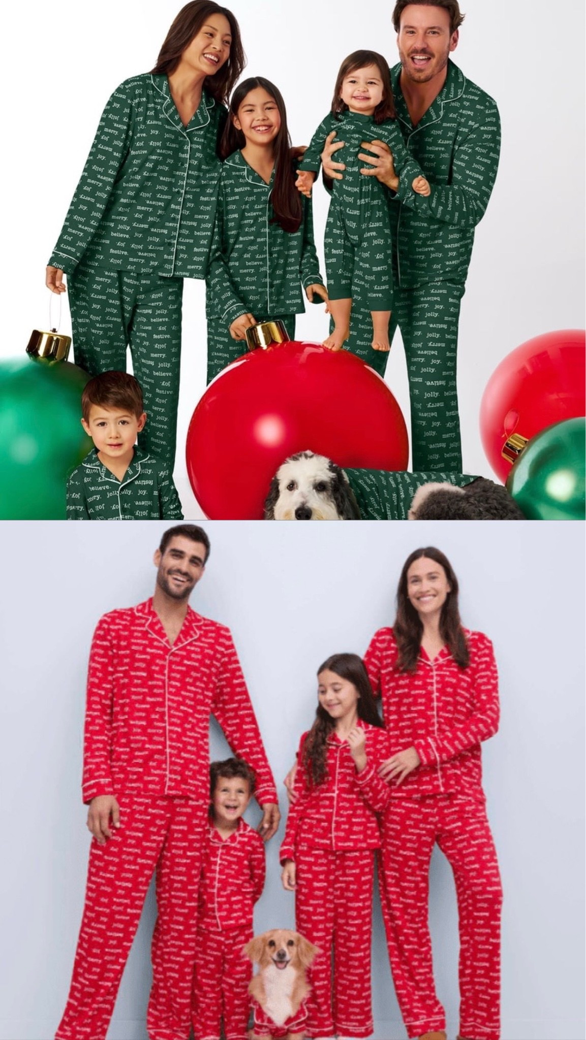 Holiday Pajamas for the family!