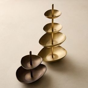 Organic Metal Jewelry Storage Tower | West Elm (US)