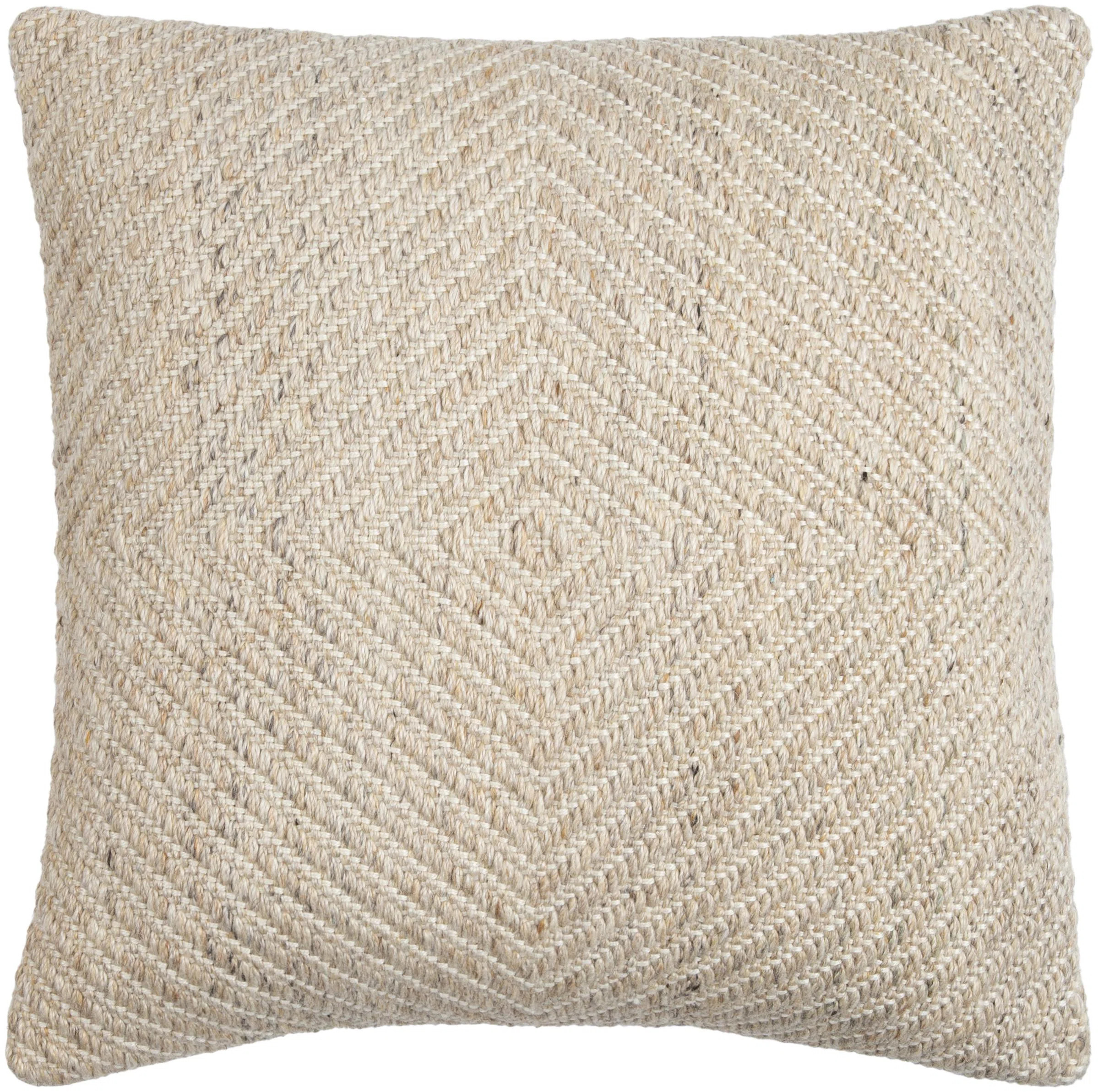 Cairn Geometric Indoor/Outdoor Reversible Throw Pillow | Wayfair North America