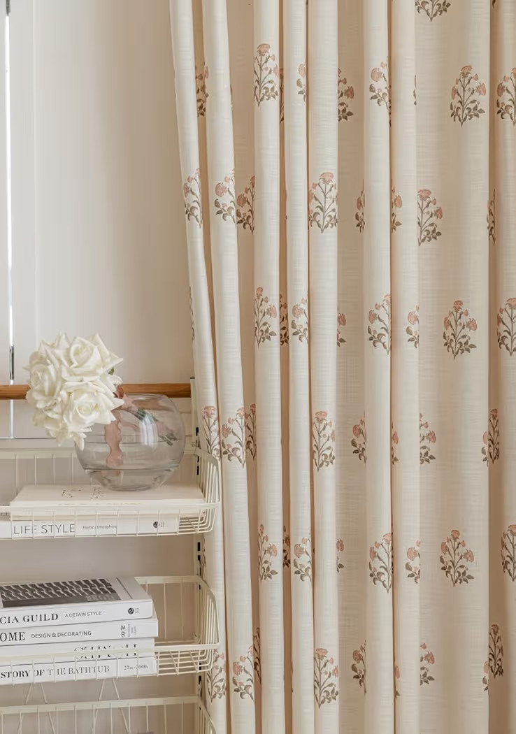Linen Blend Pinch Pleated Curtains for Living Room, Bedroom, Dining Room - Light Filtering Curtai... | Amazon (US)