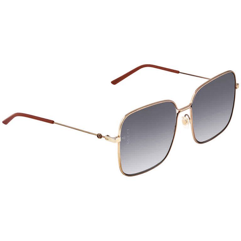 Gucci Blue Gradient Square Sunglasses GG0443S 001 60 | Walmart (US)
