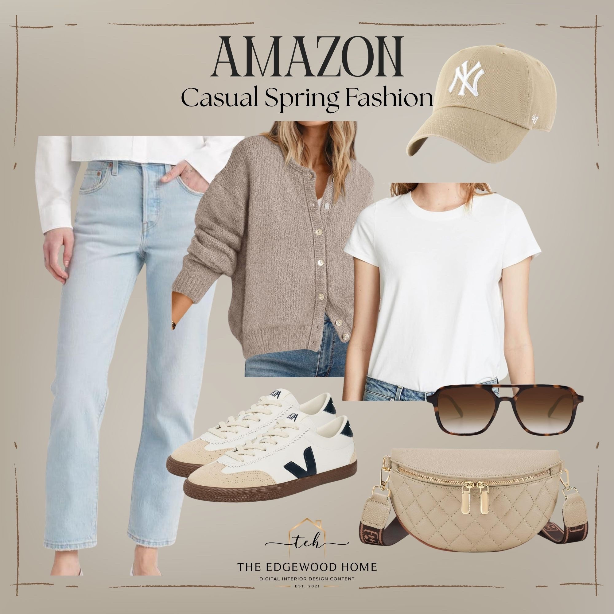 Casual spring fashion from Amazon ￼

#LTKOver40 #LTKootd