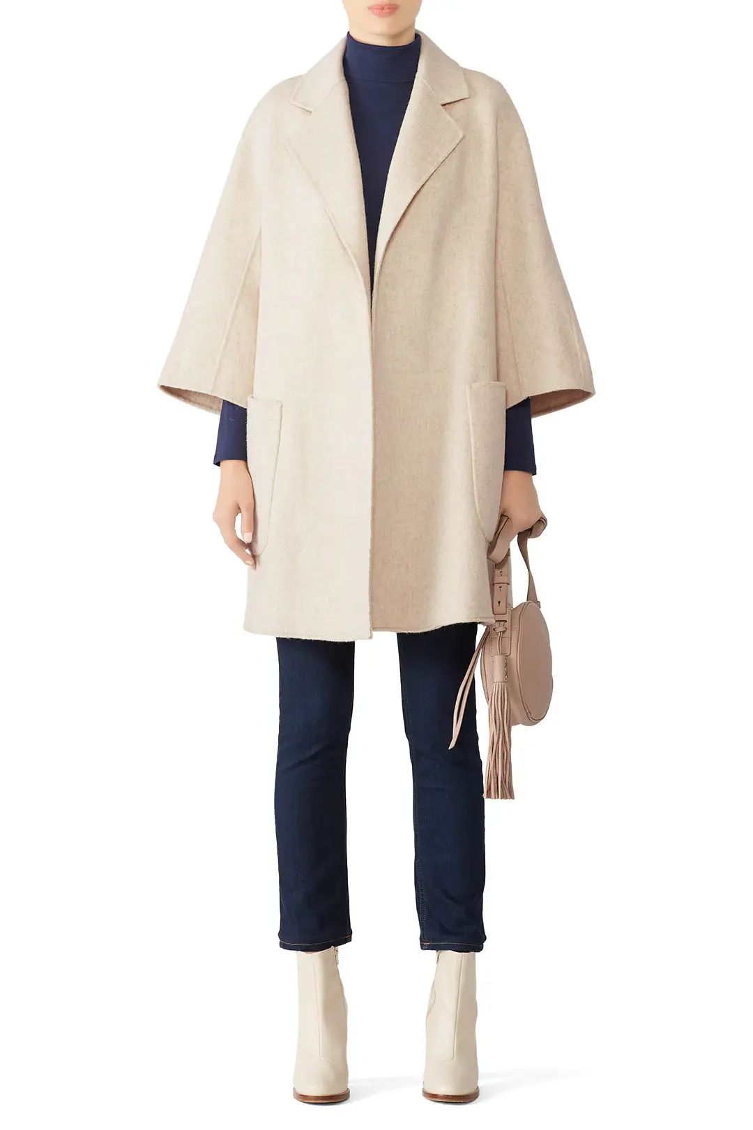 Cream Apollo Coat | Rent The Runway