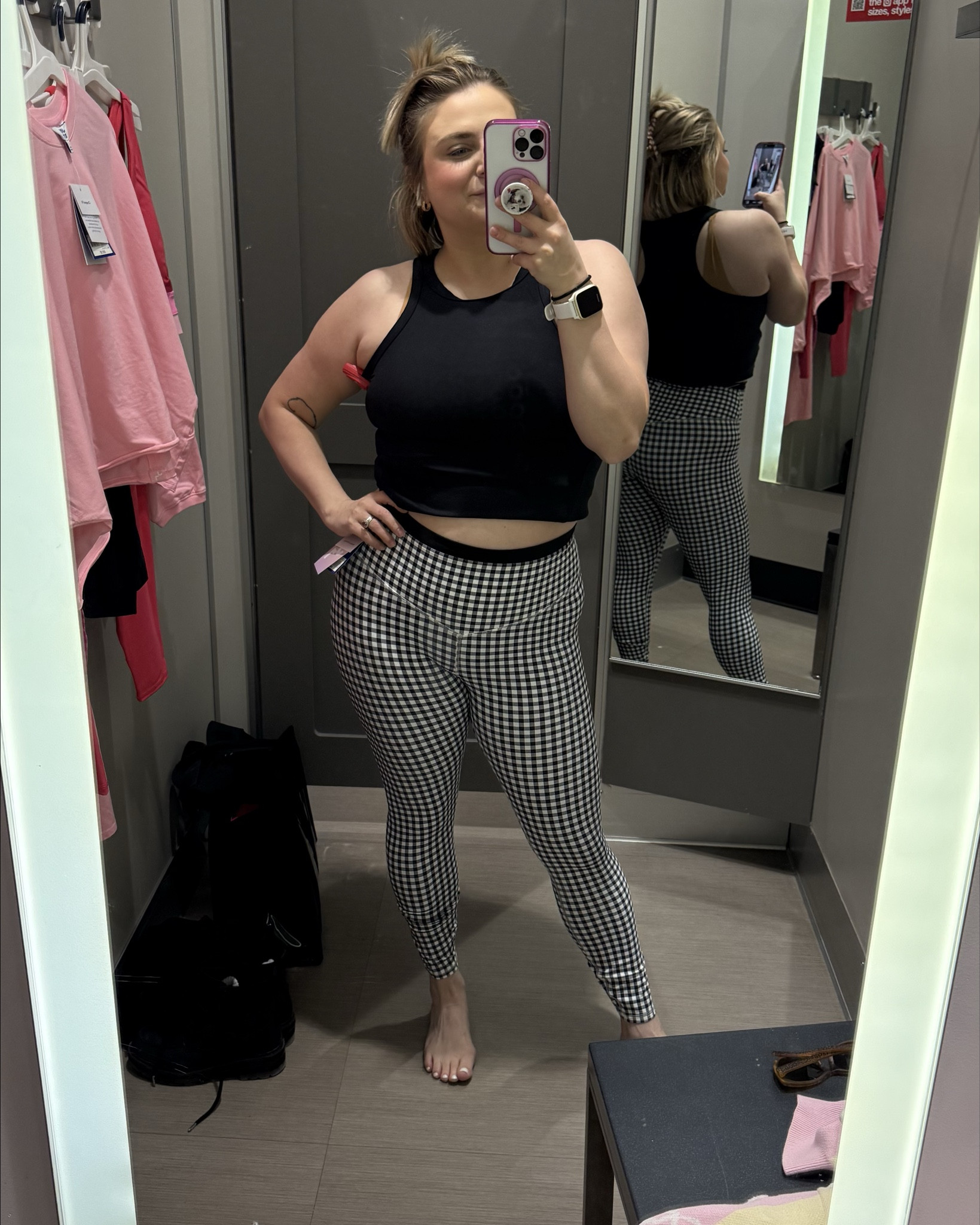 New Target JoyLab collection! All the pink & pops of color! Shown in size Large in all except for a Medium in the wide leg pants  

#LTKActive #LTKFindsUnder50 #LTKMidsize