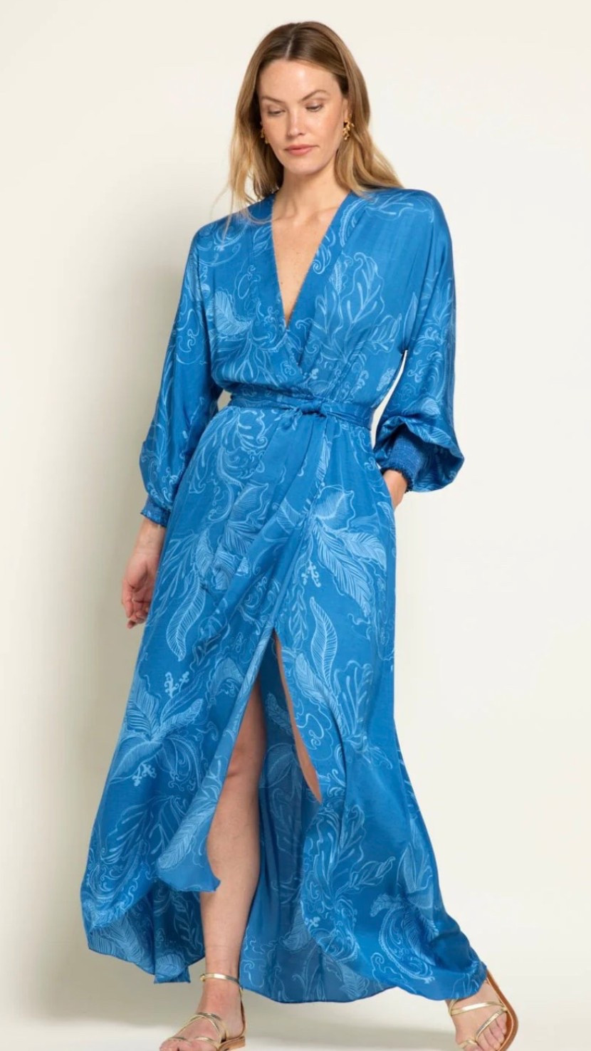 LONG DRESS KRISTEN - BLUE REEF #ltkresortwear

#LTKSaleAlert #LTKTravel