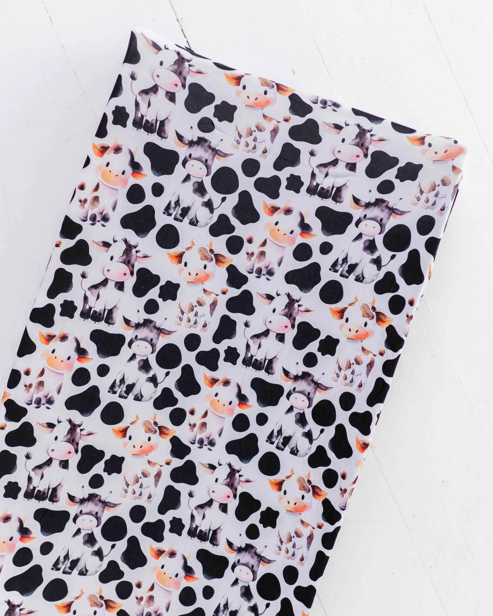 In a Good Moo-D Changing Pad Cover | Bums & Roses