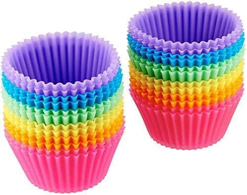 Amazon Basics Reusable Silicone Baking Cups, Muffin and Cupcake, Pack of 24 | Amazon (CA)