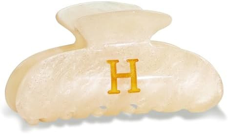 Acrylic Letter Hair Clips for Women - Monogram Hair Claw Alphabet Large Hair Clip, Fashion Glitte... | Amazon (US)