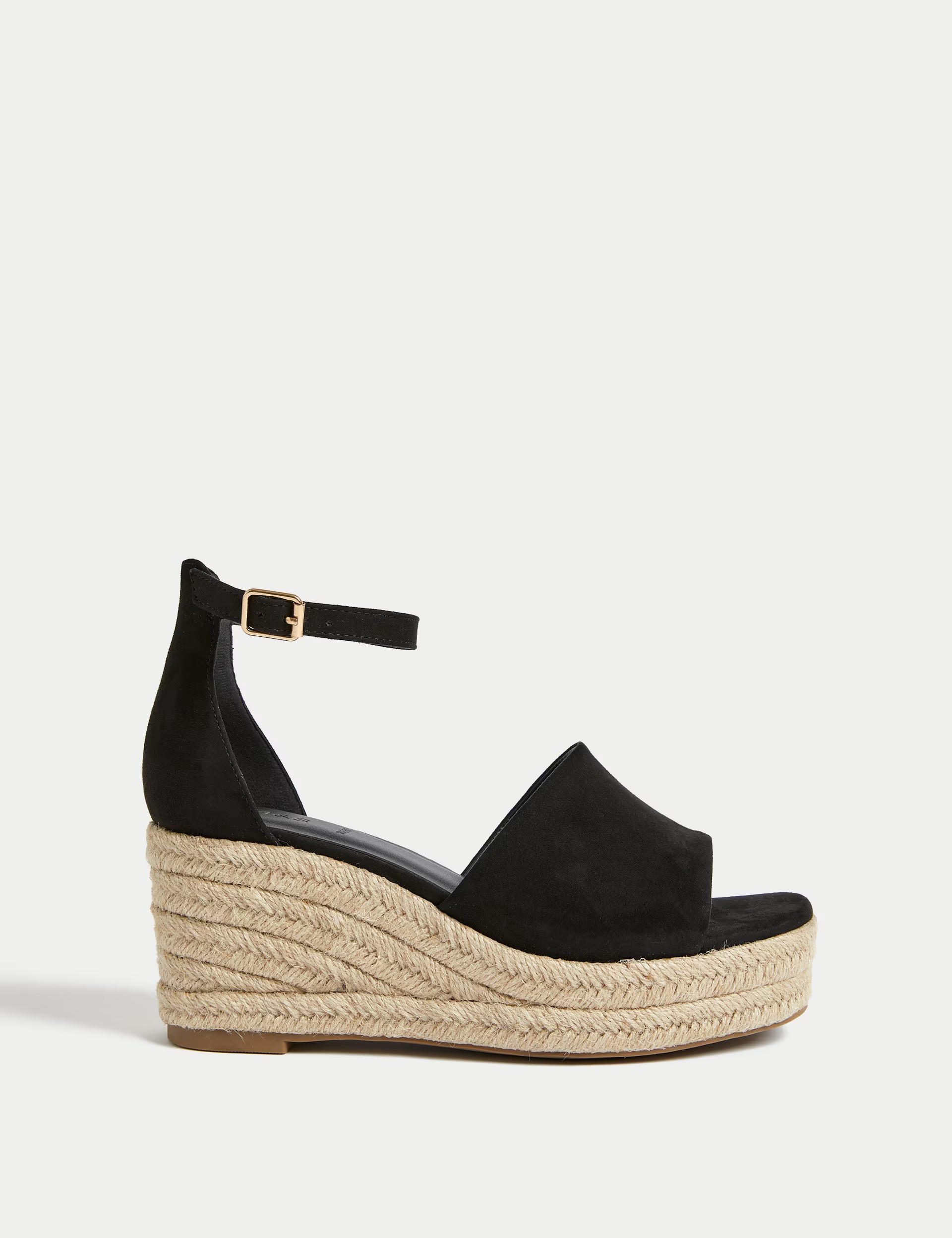Wide Fit Ankle Strap Wedge Espadrilles | Marks & Spencer (UK)