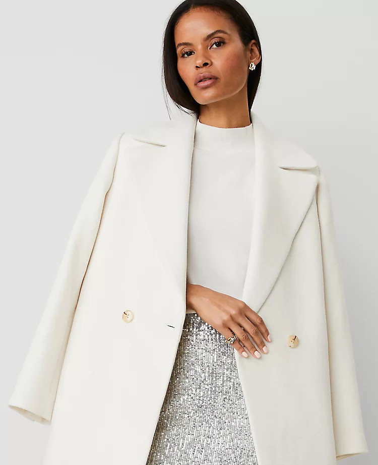 Petite Double Breasted Coat | Ann Taylor (US)